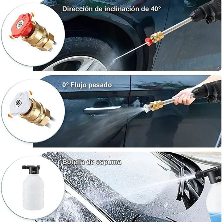 ULTIMAS 12 UNIDADES | Hidrolavadora Alta Presión Inalámbrica UltraJet™ + 8 ACCESORIOS DE REGALO