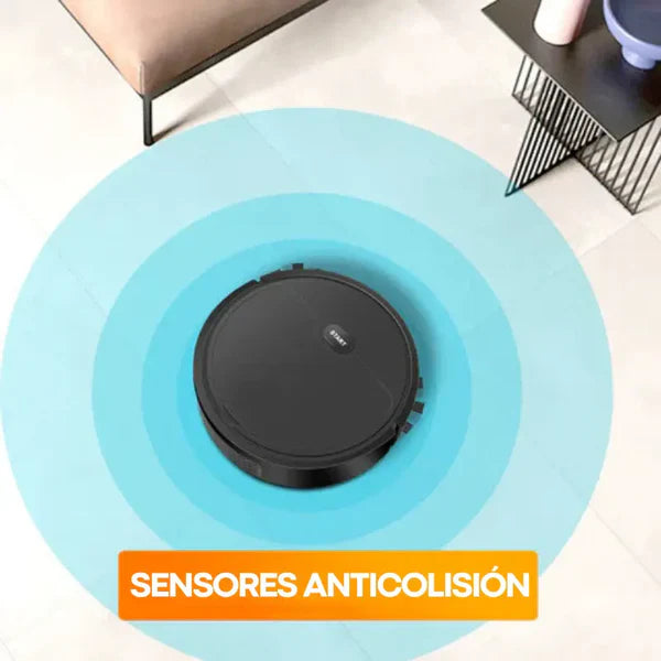 Robot MaxClean - Aspirador Inteligente 3 en 1 con Sensores Anti Colisión
