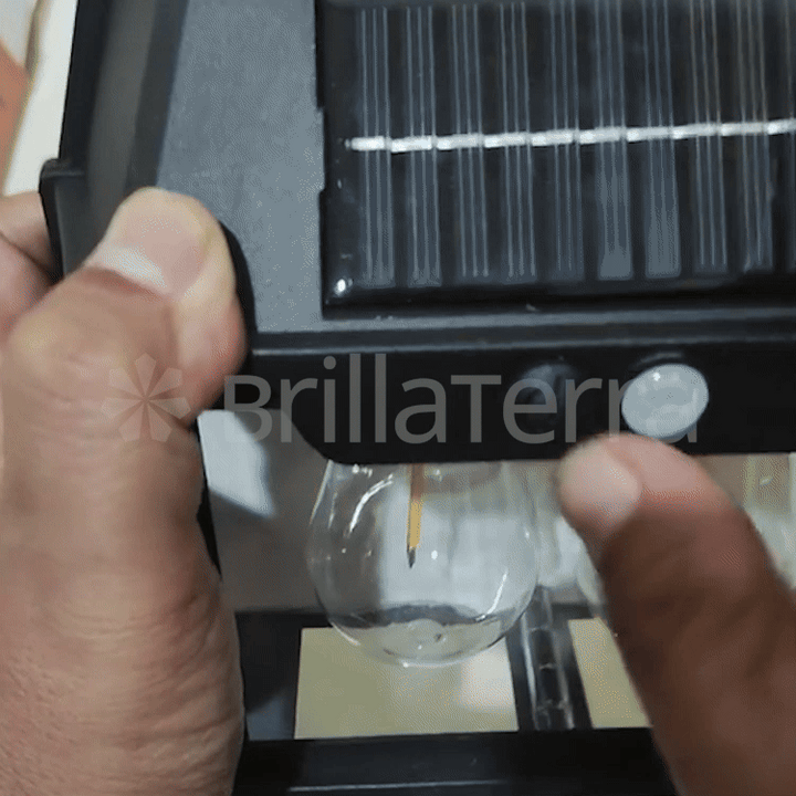 Luz Solar EcoPower con Doble Bombilla