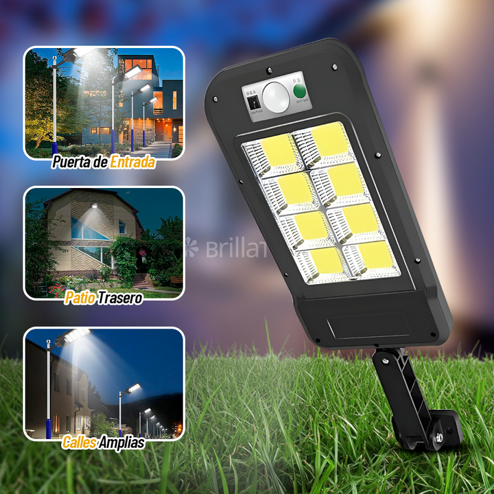 Farolux Solar - Farola LED para exteriores sin instalación eléctrica