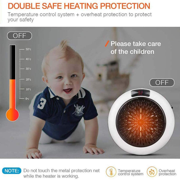 CALEFACTOR PORTATIL DE PARED