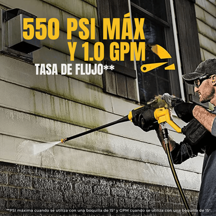 KIT DEWALT ORIGINAL: HIDROLAVADORA PORTATIL + KIT ACCESORIOS  + 2 BATERIAS DE REGALLO 48V - ENVIO GRÁTIS 24HR MRW