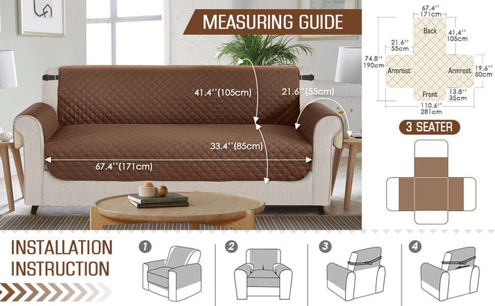 PROTECTOR DE SOFA REVERSIBLE