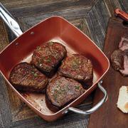 SARTÉN CUADRADA ANTIADHERENTE DE COBRE