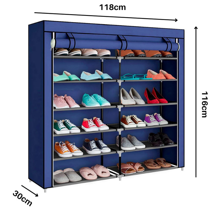 ZAPATERO DE TELA 6 NIVELES